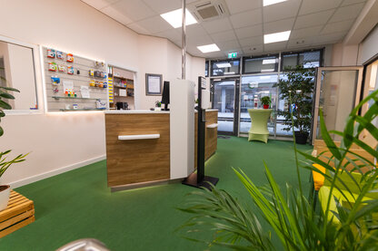 Innenansicht der Filiale von Hörgeräte Steudler in Dresden